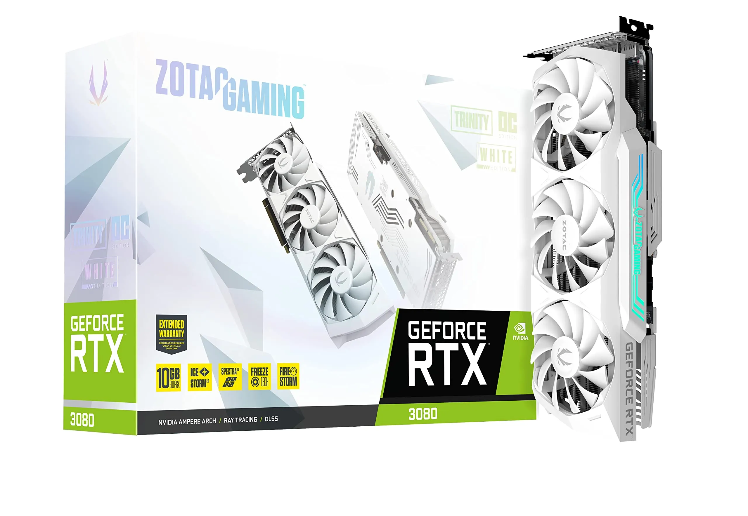 ZOTAC ZT-A30800K-10PLHR — GeForce RTX 3080 Trinity OC 10GB