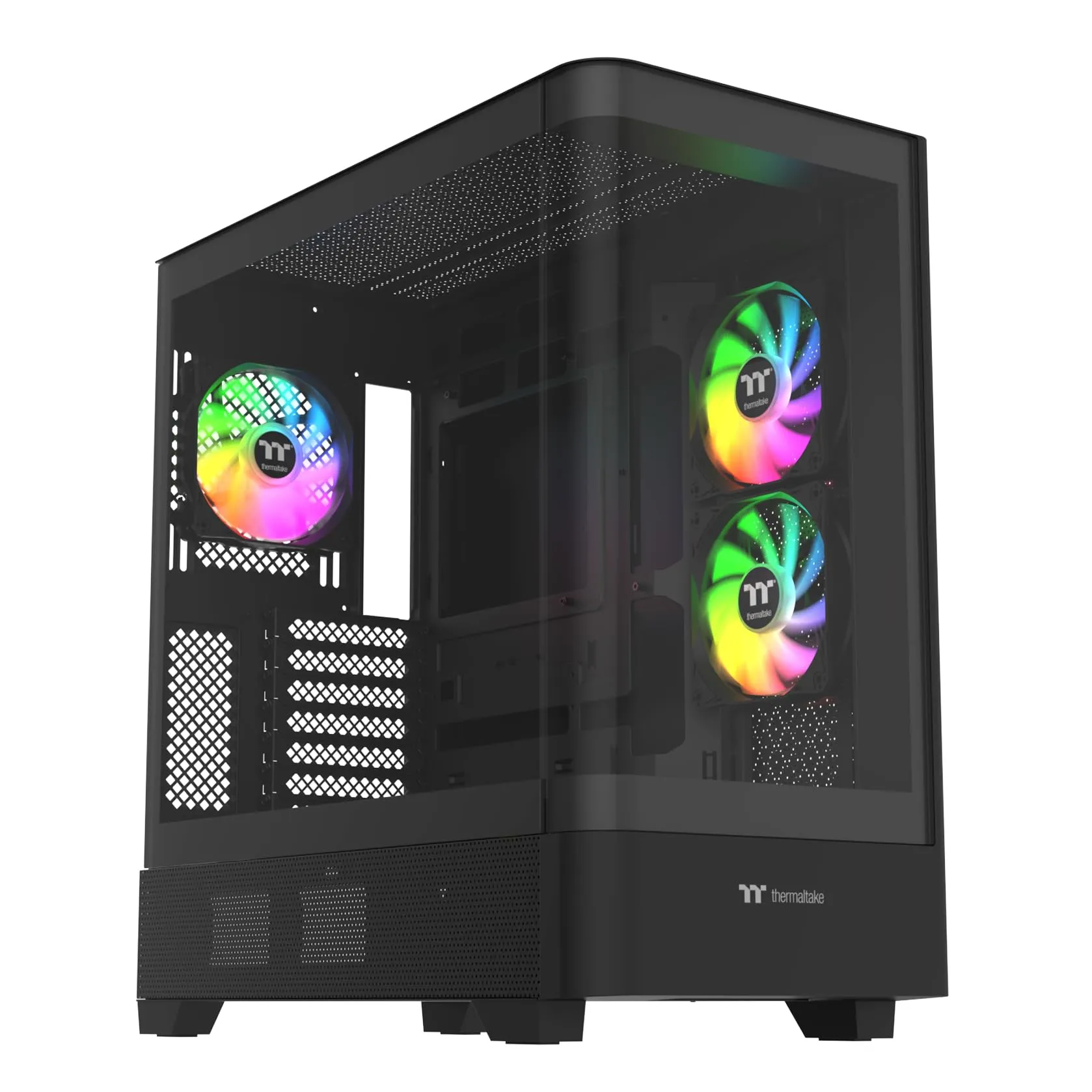 Thermaltake CA-11G-00M1WN-00 — THERMALTAKE VIEW 290 TG ARGB MID TOWER COMPUTER CHASSIS - BLACK