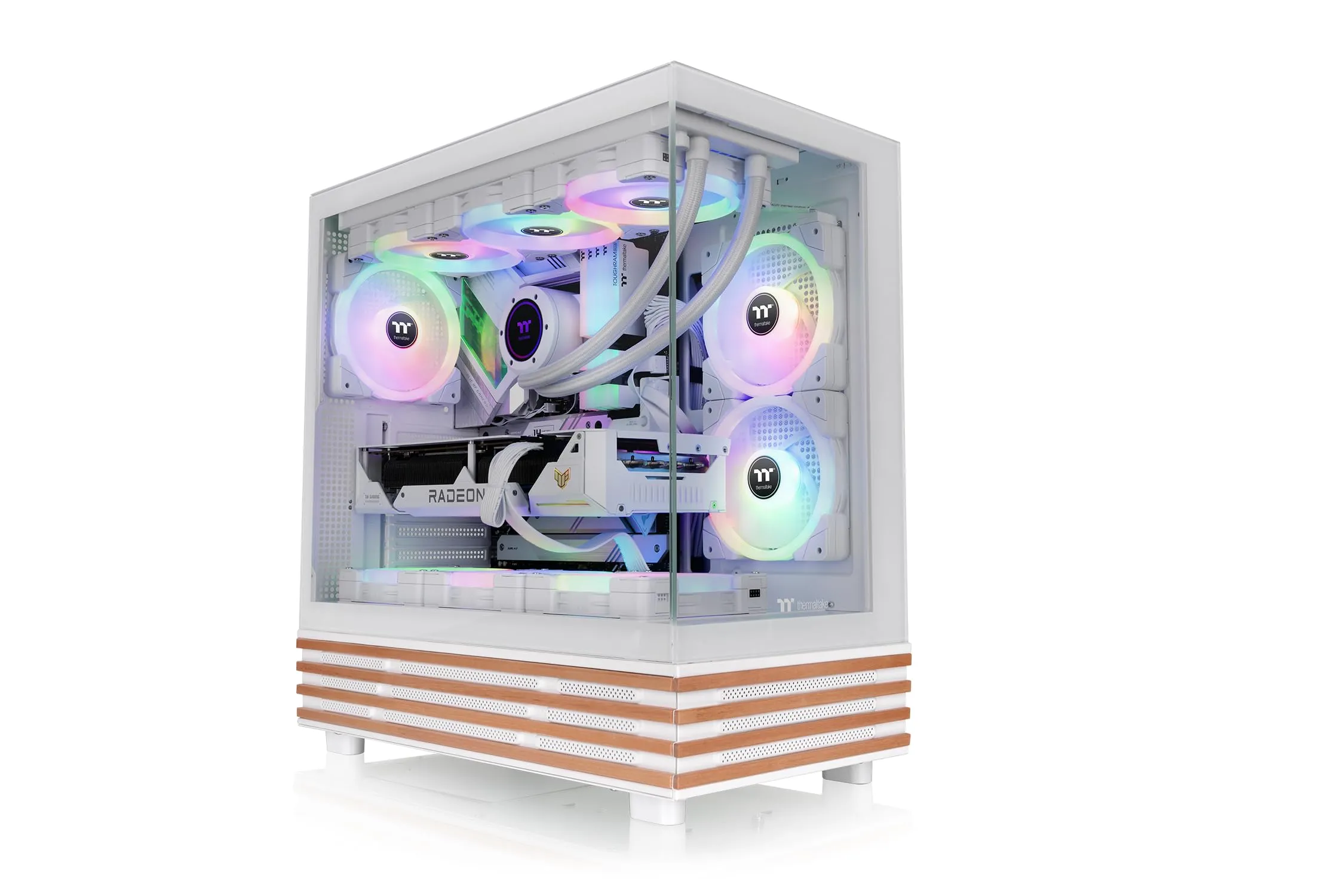 Thermaltake CA-1Y7-00M6WN-WS — THERMALTAKE VIEW 270 WS ARGB MID TOWER CASE - SNOW