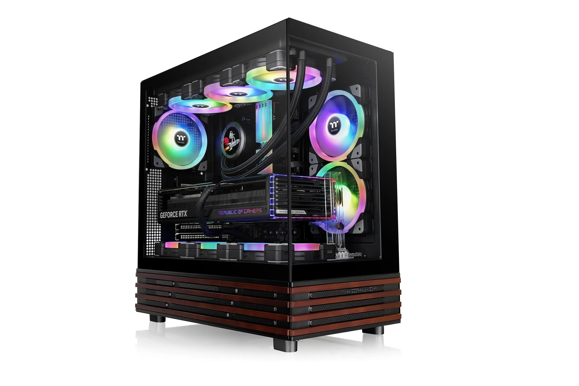 Thermaltake CA-1Y7-00M1WN-WS — THERMALTAKE VIEW 270 WS ARGB MID TOWER CASE - BLACK