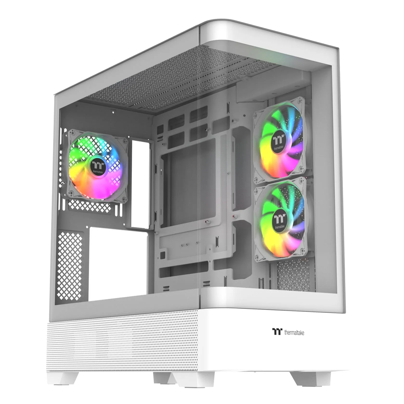 Thermaltake CA-11G-00M6WN-00 — THERMALTAKE VIEW 290 TG ARGB MID TOWER COMPUTER CHASSIS - SNOW