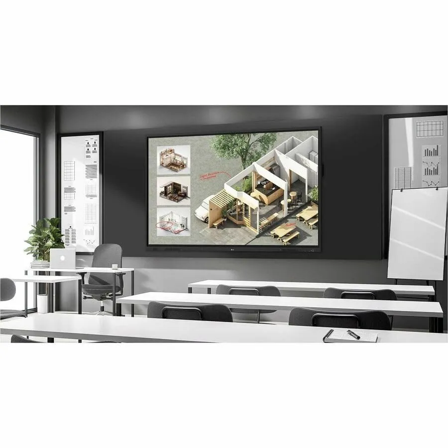 LG Electronics 86TR3DQ-B — HDMI (3), DP, RGB (VGA), AUDIO, RS-232C, RJ45 (LAN), USB TYPE-C (2), USB 3.0 TYP