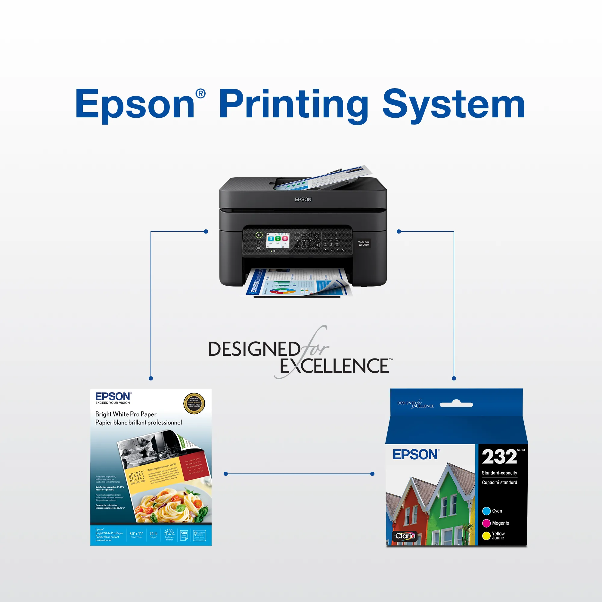 EPSON EPST232220-S — Epson T232 Cyan Ink Cartridge - Standard