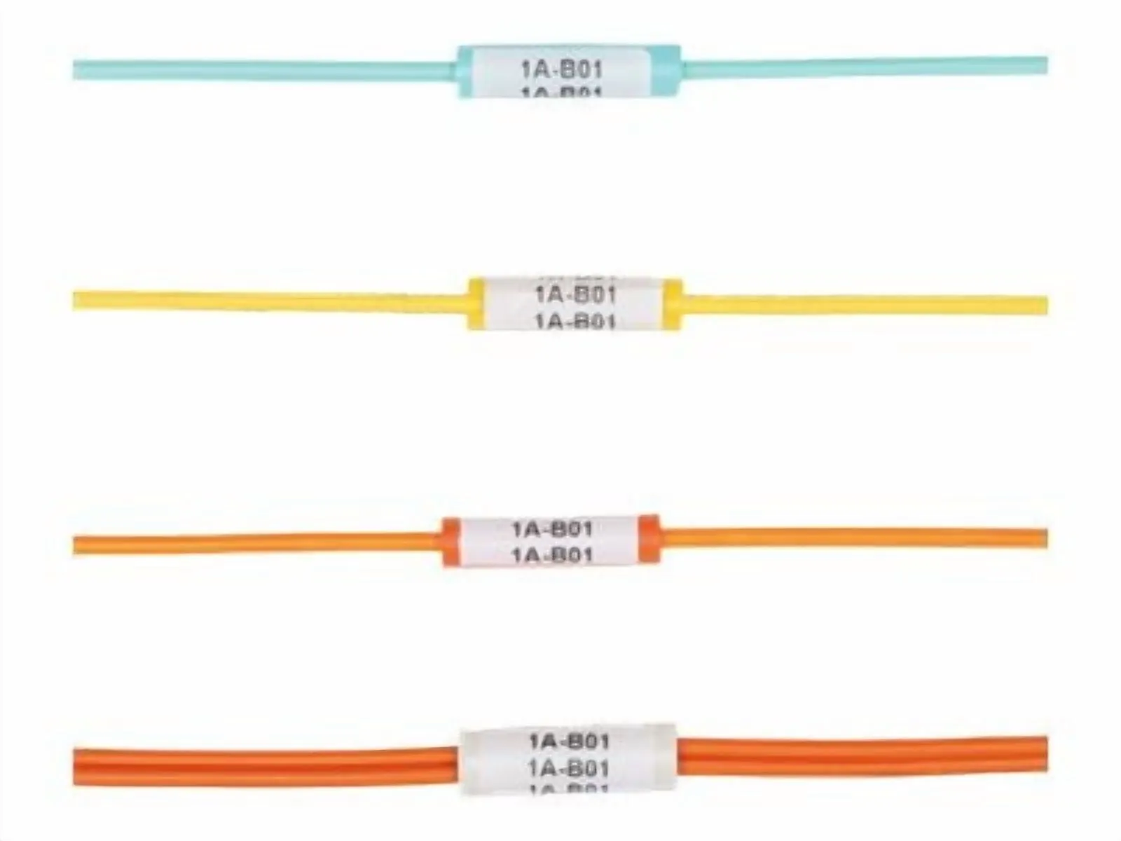 Panduit NWSLC2-2Y — 100PK 2IN SIMPLEX CBL YLW SLEEVE FOR 2MM
