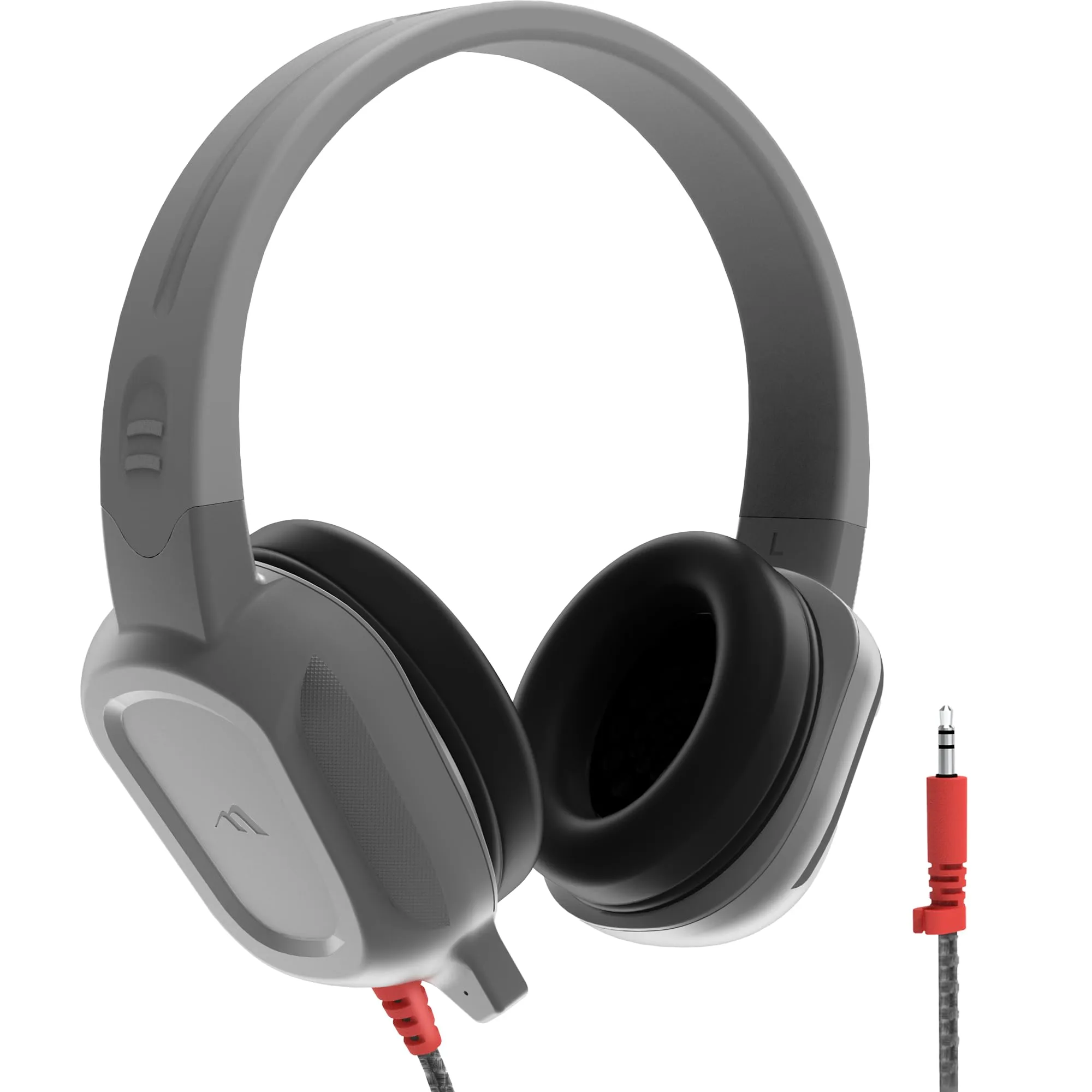 BRENTHAVEN 1131 — RUGGED 2 HEADPHONES WITH MIC  3.5MM JACK