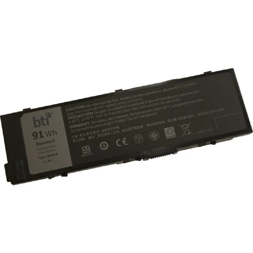 BATTERY TECHNOLOGY MFKVP-BTI — REPLACEMENT BTI BATTERY FOR DELL PRECISION 7510, 7520, 7710, 7720, 451-BBSD, MFK