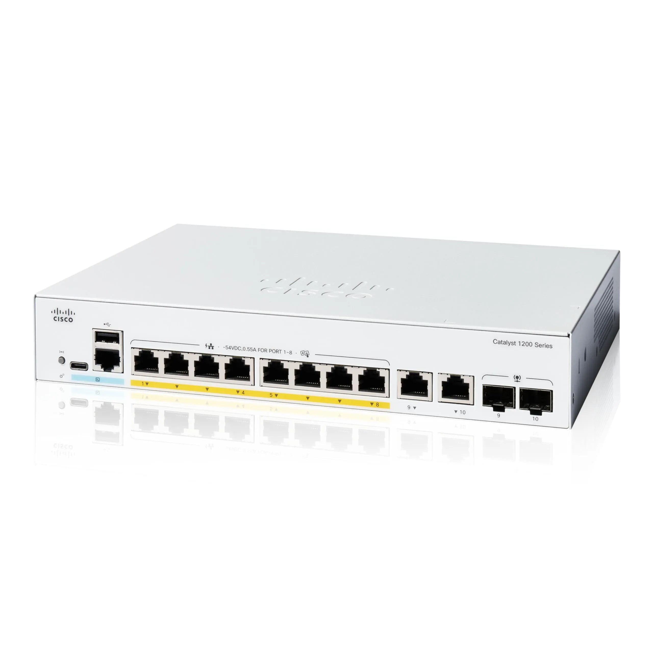 Cisco C1200-8FP-2G — CATALYST 1200 8-PORT GE, FULL POE, 2X1G COMBO