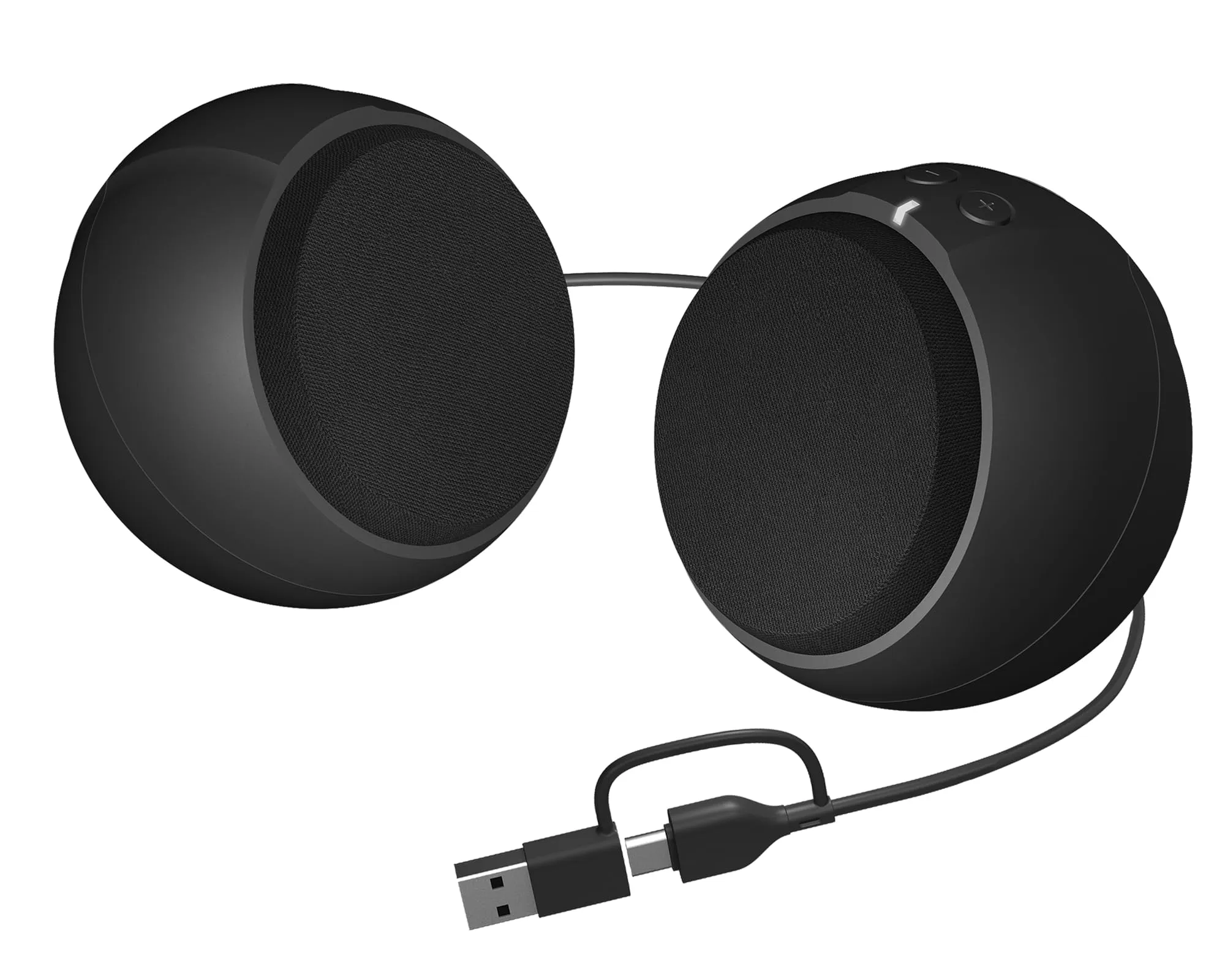 Cyber Acoustics CA-2110USB — Round USB Speakers CA 2110USB