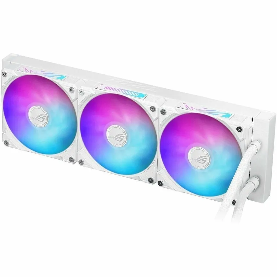 ASUS ROG RYUO IV 360 ARGB WHT — ASUS ROG RYUO IV 360 ARGB WHITE WITH CURVED 6.67-INCH AMOLED DISPLAY THAT SUPPOR