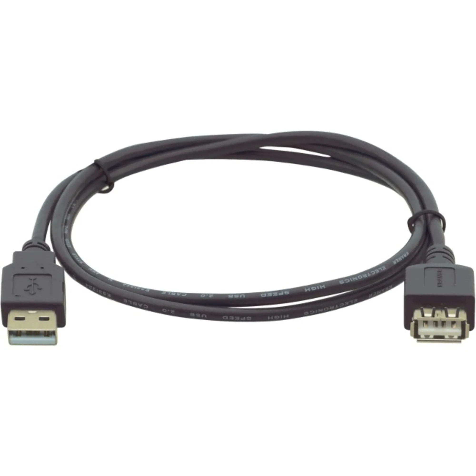 Kramer 96-02121006 — KRAMERS C-USB/AAE IS A HIGH-SPEED USB 2.0 TYPE-A MALE TO TYPE-A FEMALE CABLE USE