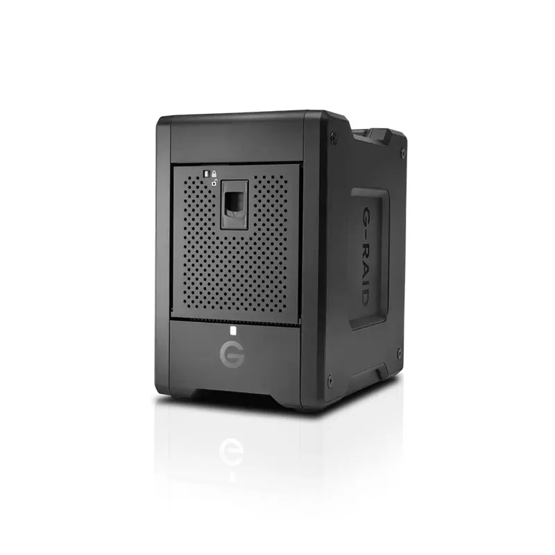 GDRIVE SDPH34H-096T-NBAAB — G-Raid Shuttle 4, 96TB, 4 Bay RAID, ThunderBolt 3, USB 3.2