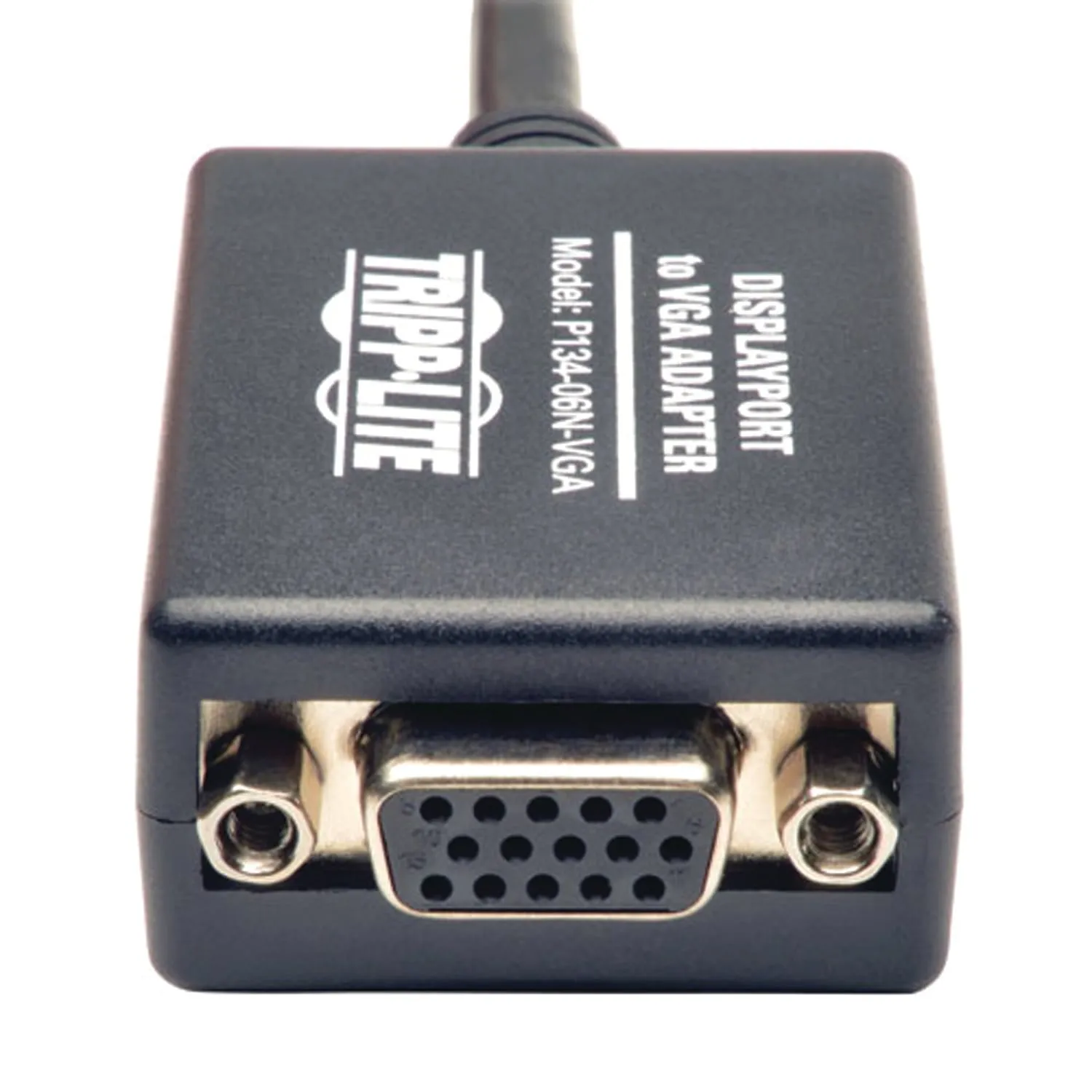 Interex By TrippLite P134-06N-VGA — Tripp Lite, Cable Adapter, DisplayPort to VGA, M/F, 1920x1200/1080P, PnP, 6IN