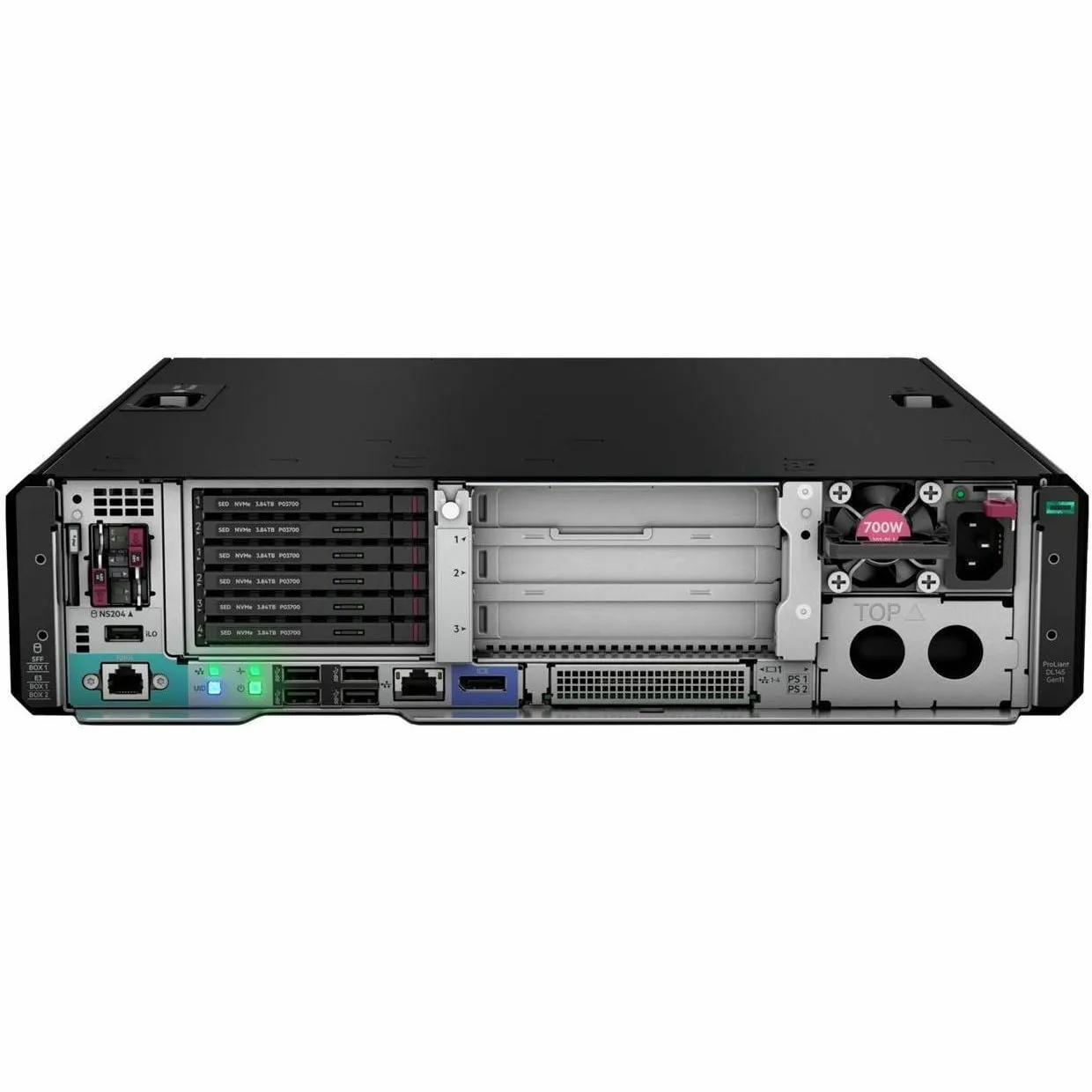 HPE P87460-005 — HPE PROLIANT DL145 GEN11 8024P 2.4GHZ 8C 1P 1X16GB-R 2SFF 1X480GB SSD NC BCM5719