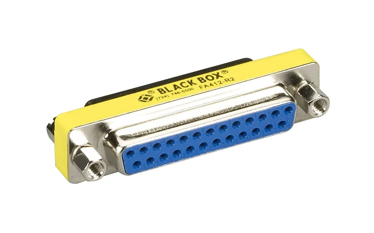 BLACK BOX CORPORATION FA412-R2 — GENDER CHANGER - DB25 FEMALE/DB25 FEMALE