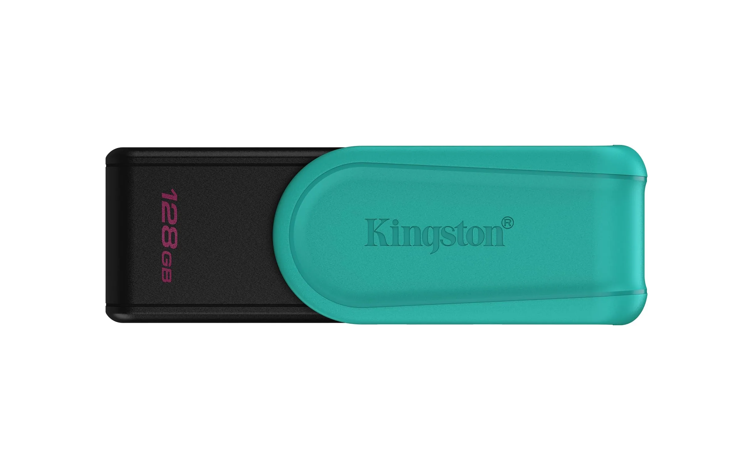 KINGSTON DTXS/128GB — 128GB PORTABLE USB 3.2 GEN 1 DATATRAVELER EXODIA S (BLACK/TURQUOISE)