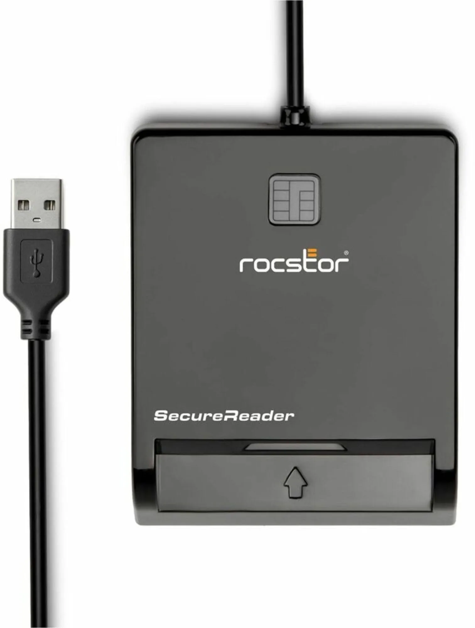 ROCSTOR Y10P005-B2 — SECUREREADER CR15 USB SMART CARD READER - COMMON ACCESS CARD (CAC) READER - FIPS