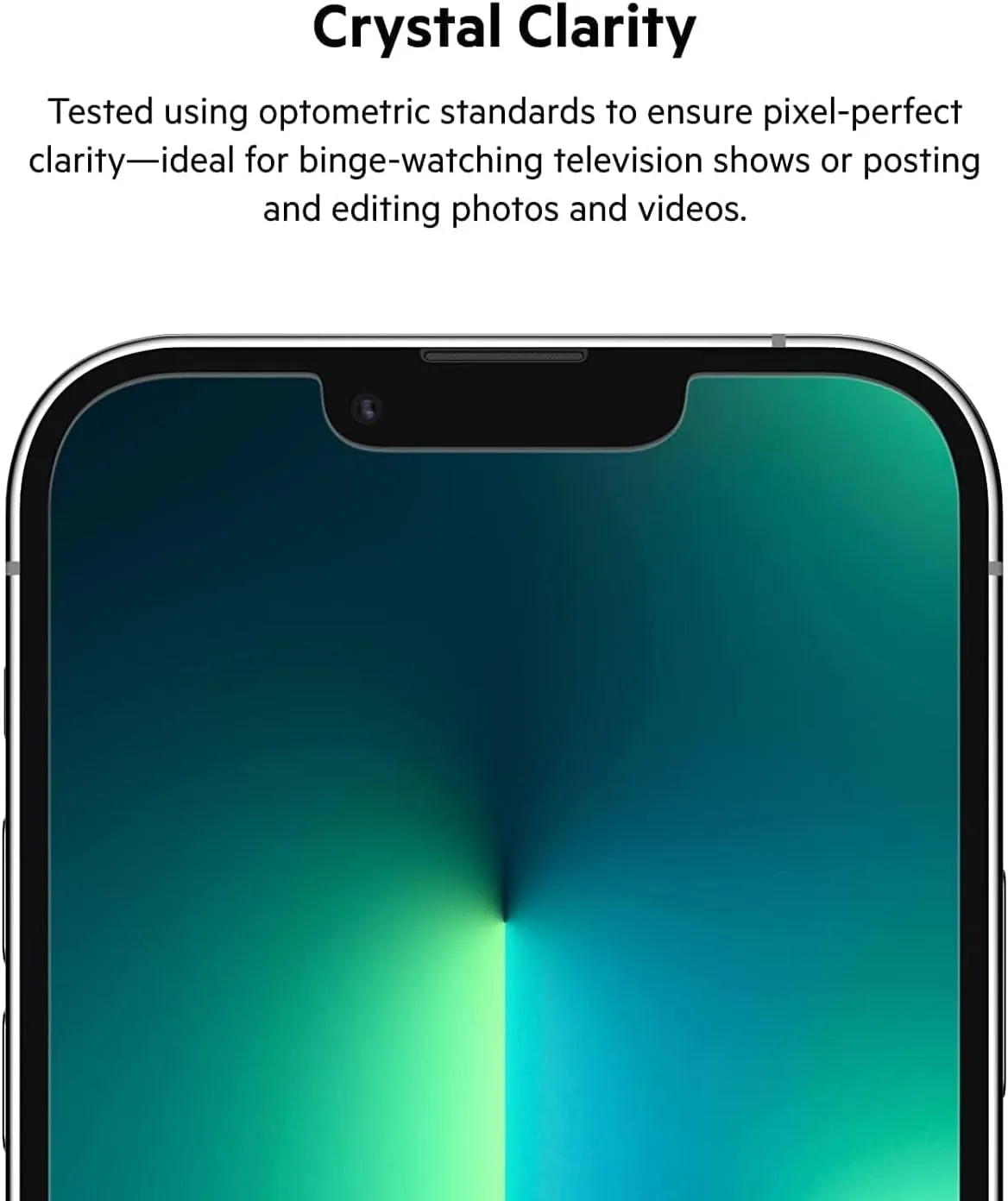 Belkin OVA081ZZ — Tempered Privacy Glass Tray for Apple iPhone 14/13 Pro