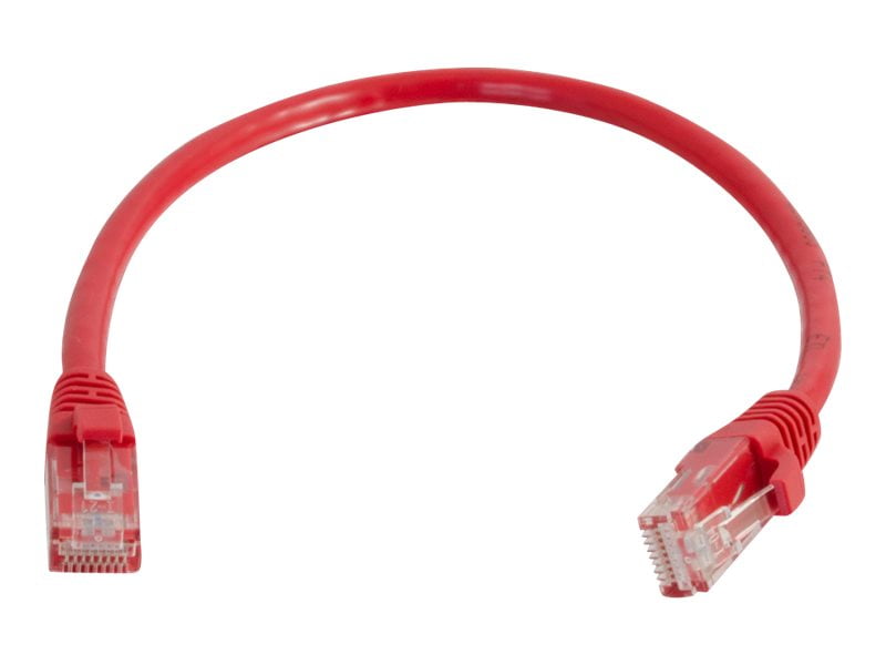 C2G 00955 — 6IN CAT6 SNAGLESS UTP CABLE-RED