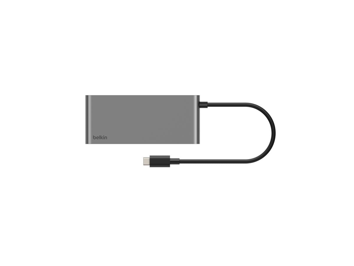 Belkin AVC023FQSGY — USB-C 7-IN-1 MULTIPORT HUB 100W, SPACE GRAY