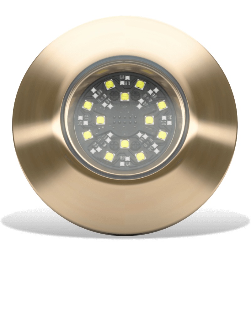 Lumishore 010-04516-00 — Lumishore SUPRA THX404 Thru-Hull Mount and Driver Blue/White LED