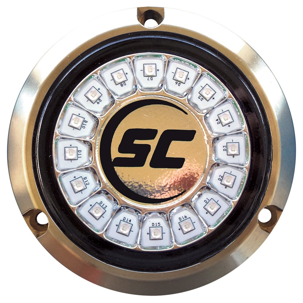 Shadow Caster SCR-16-BB-BZ-10 — Shadow Caster SCR16 Underwater LED Light Bimini Blue