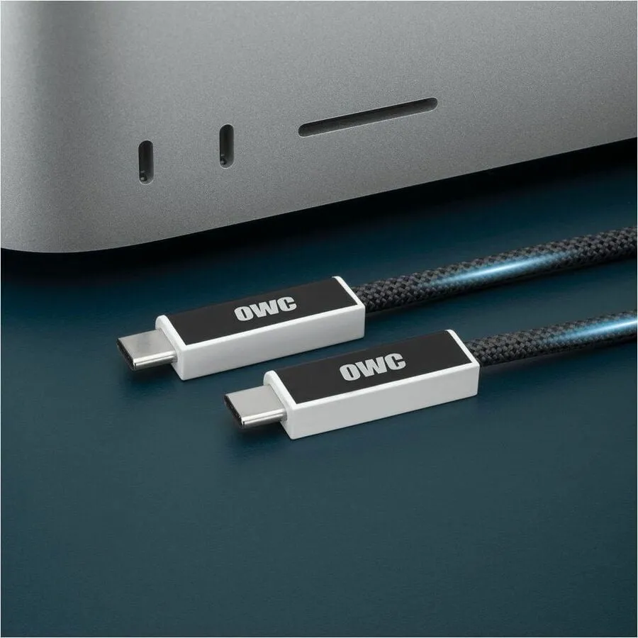 OWC OWCCBLUS4A03M — OWC USB4 ACTIVE OPTICAL 3.0 METER (10 ) USB-C 40GB/S CABLE WITH 240W PD - CONNEC