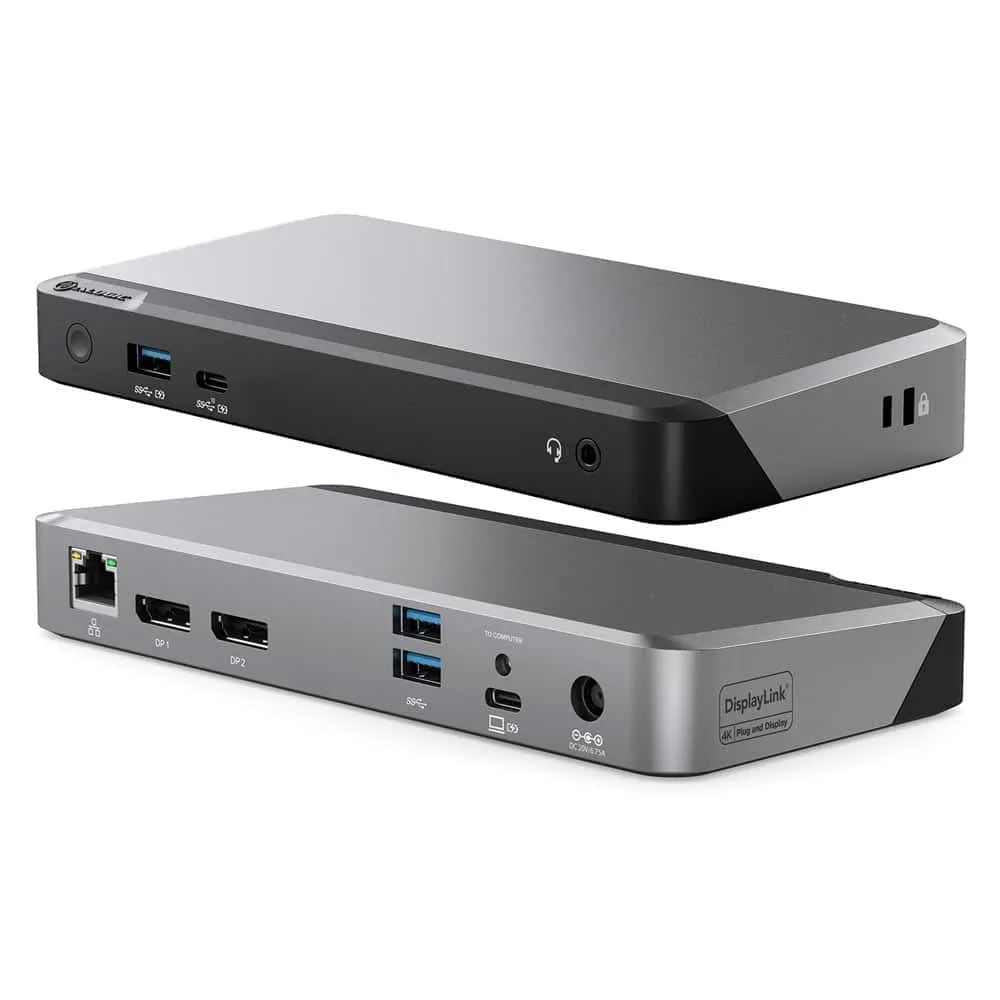 ALOGIC DUPRDX2-100 — ALOGIC UNIVERSAL DUAL 4K DOCKING STATION WITH 100W POWER DELIVERY PRIME DX2 DOCK