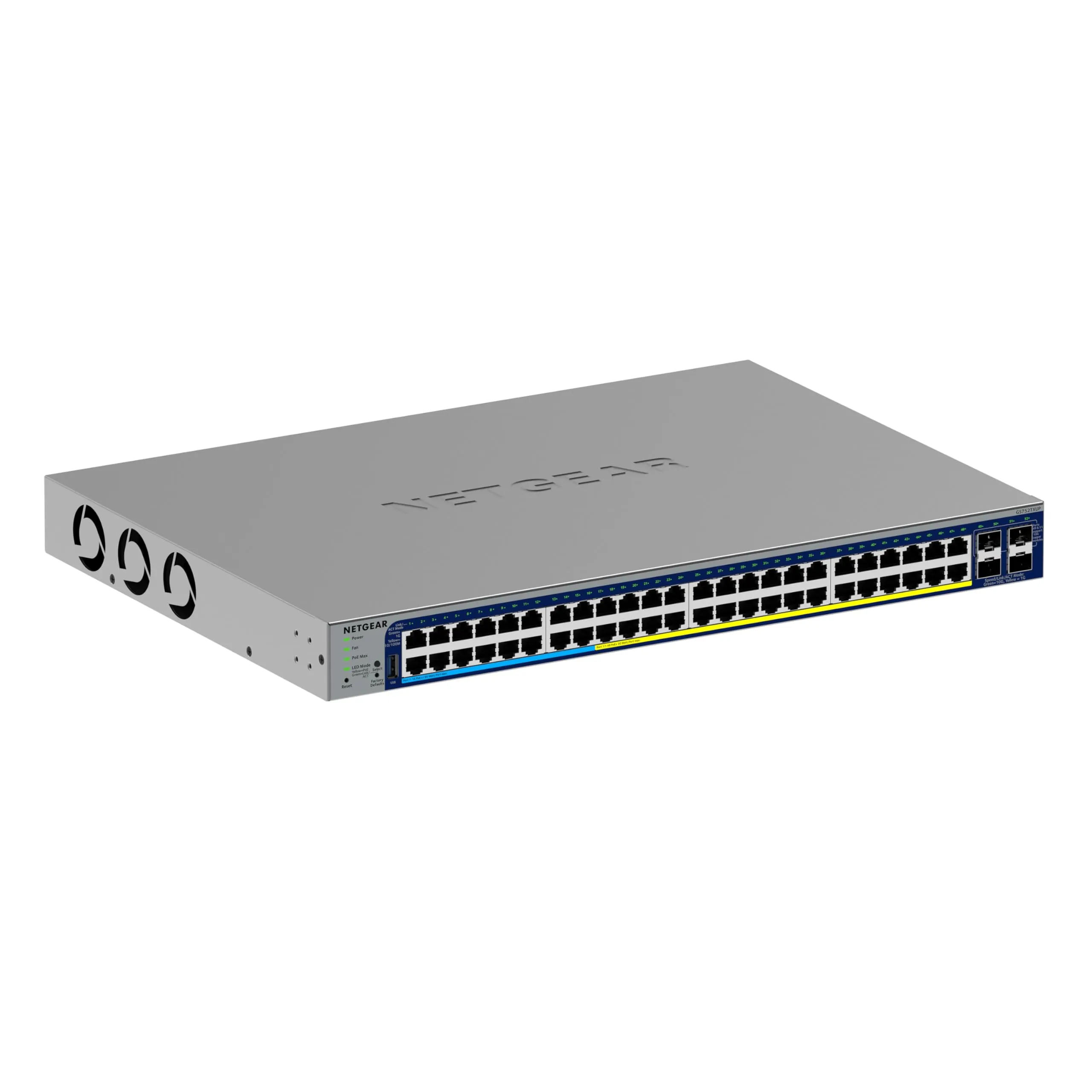 NETGEAR GS752TXUP-300NAS — 48P GE POE++ SMART SWTH W/10G SFP+