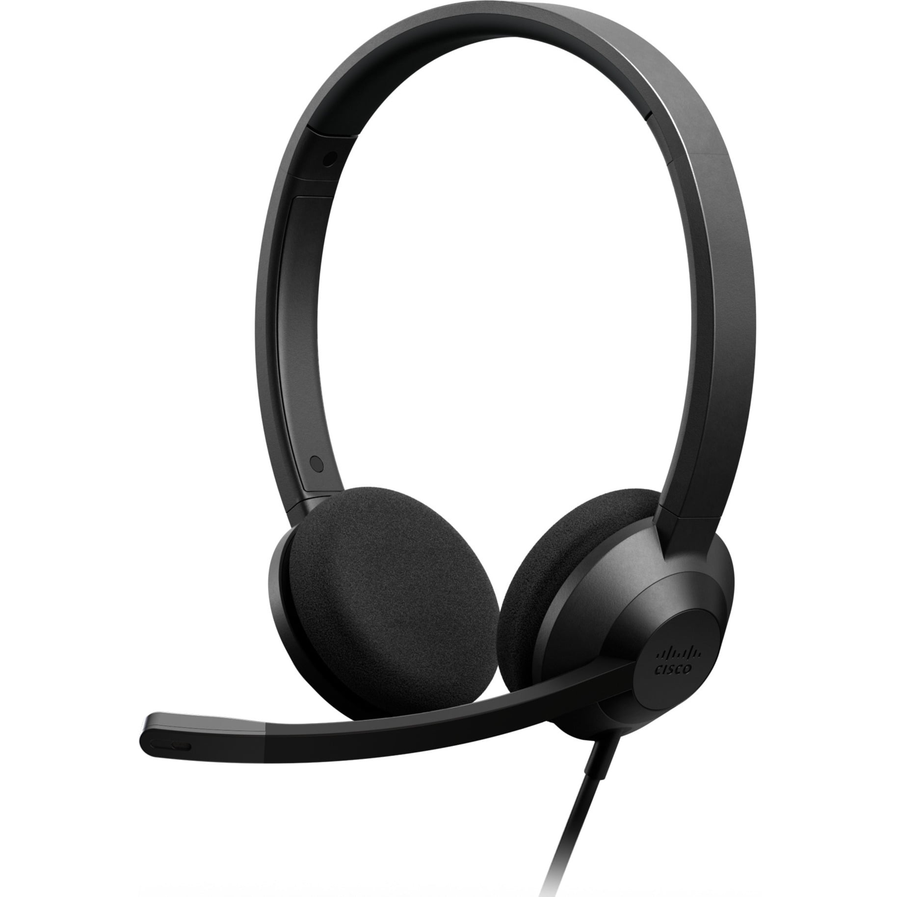 Cisco HS-W-322-C-RJ9 — Headset 322 Wired Dual On-Ear Carbon Bla