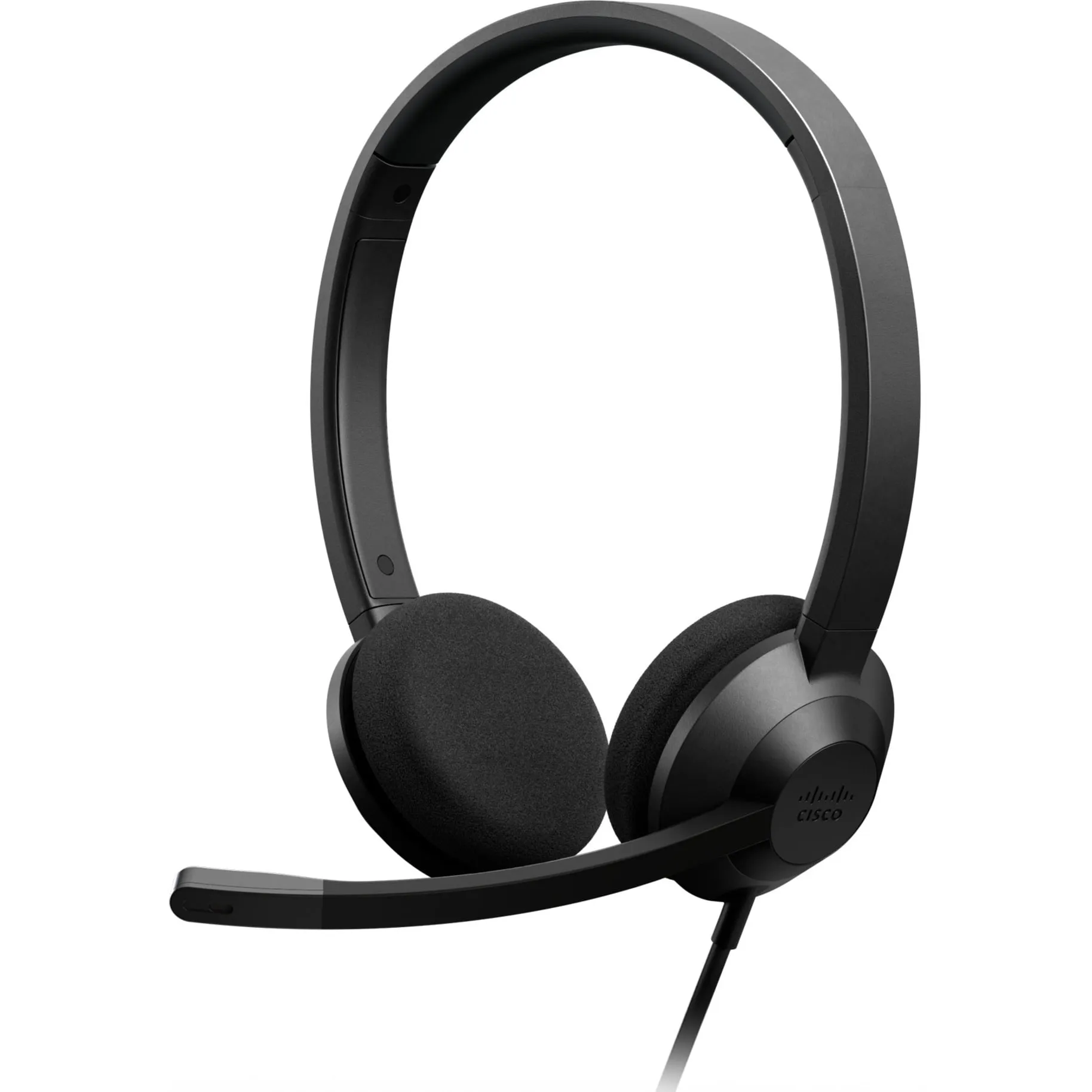 Cisco HS-W-322-C-RJ9 — HEADSET 322 WIRED DUAL ON-EAR CARBON BLACK RJ9
