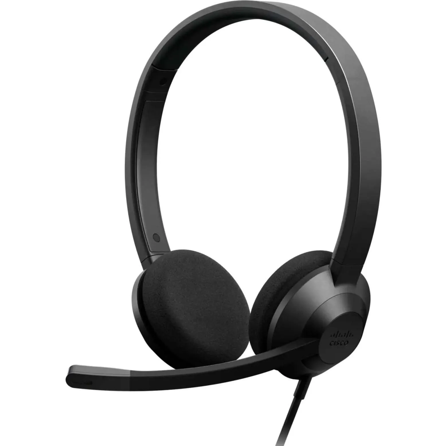 Cisco HS-W-322-C-USB — HEADSET 322 WIRED DUAL ON-EAR CARBON BLACK USB-A