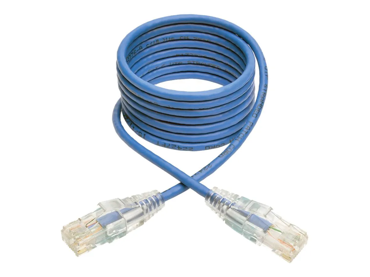 EATON TRIPP LITE SERIES CONNECTIVIT N201-S07-BL — 7FT CAT6 BLUE SNAGLESS UTP RJ45