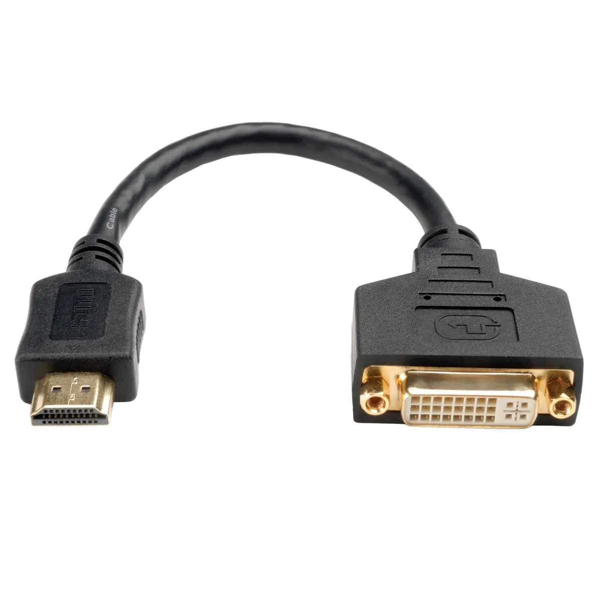 EATON TRIPP LITE SERIES CONNECTIVIT P132-08N — 8IN HDMI TO DVI ADAPTER CABLE