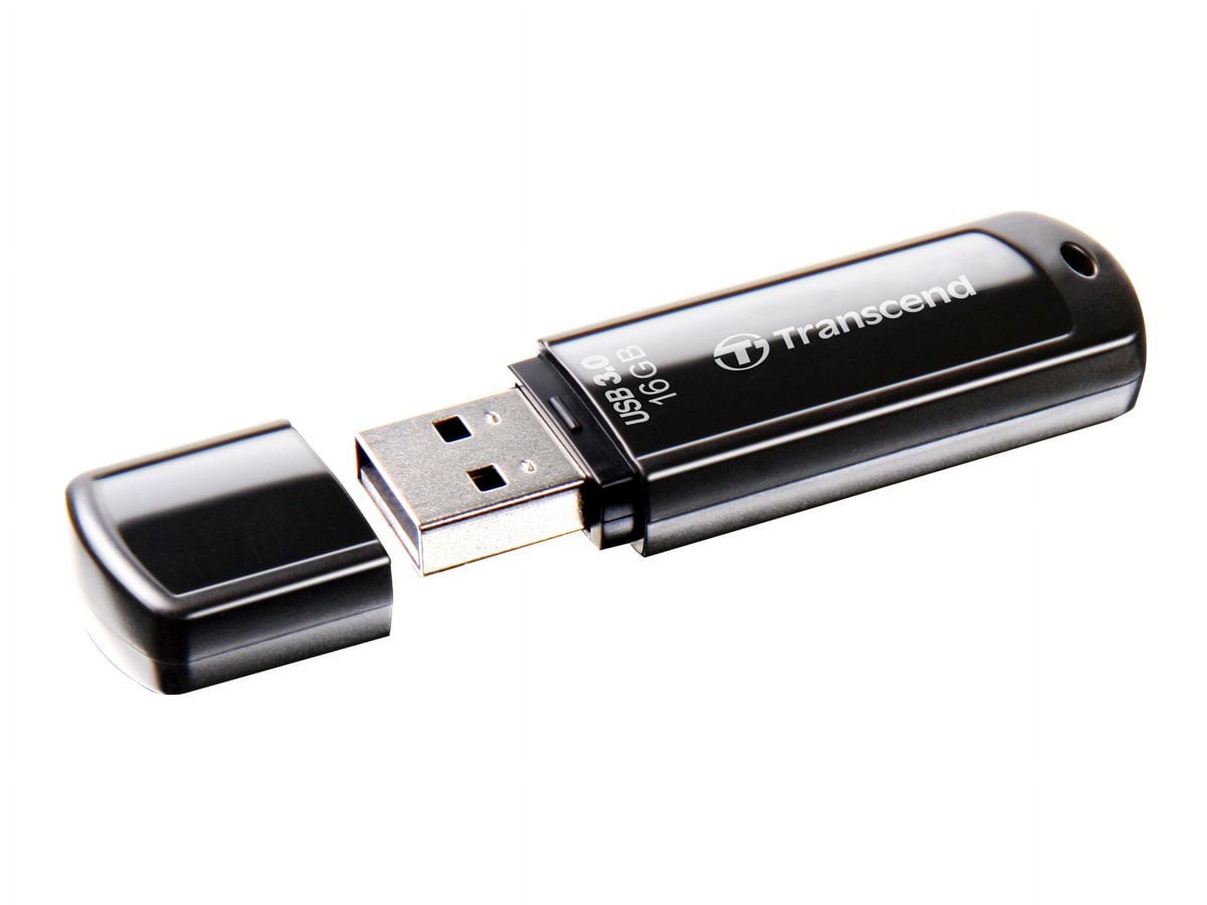 Transcend TS16GJF700 — TRANSCEND 16GB USB 3.0 FLASH DRIVE (JETFLASH 700) BLACK - FLASH DRIVE - 16GB - U