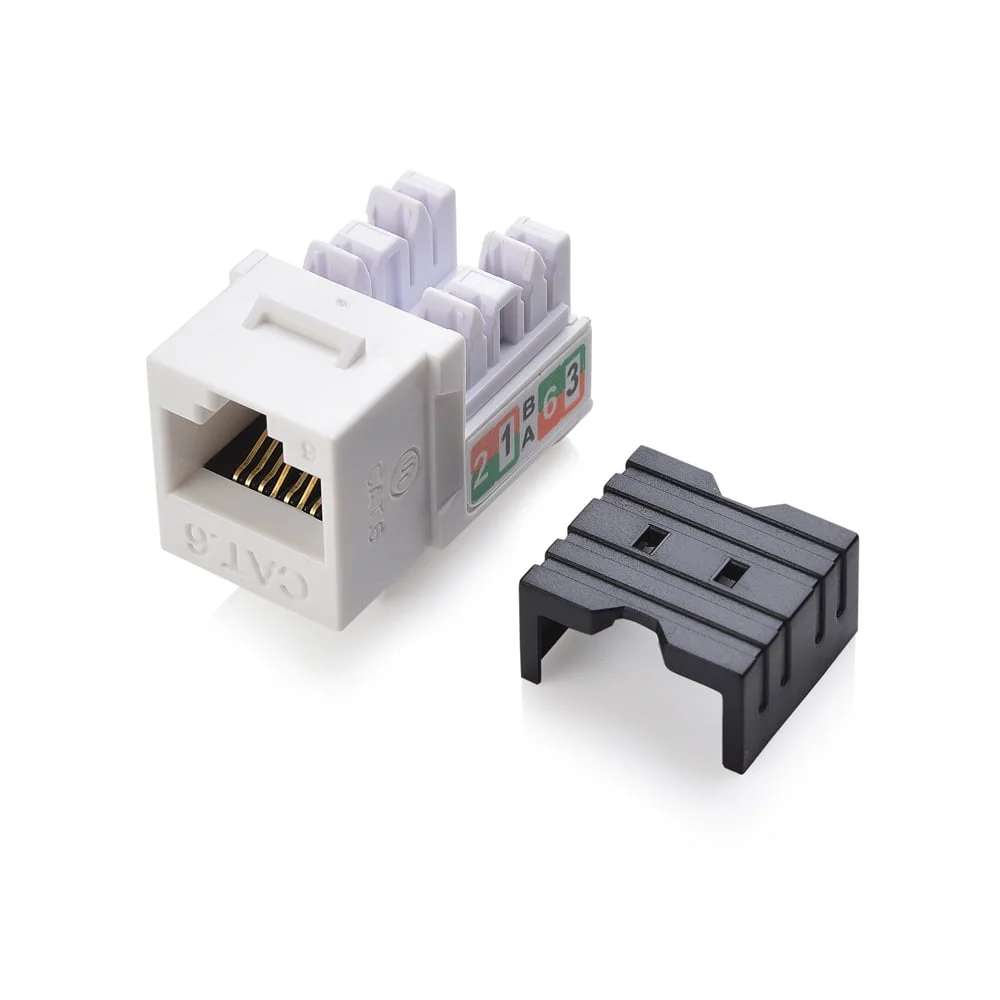 CABLE MATTERS 180070 — CABLE MATTERS  UL LISTED 25-PACK 10GBPS RAPID-INSTALL CAT6 KEYSTONE JACKS, SLIM