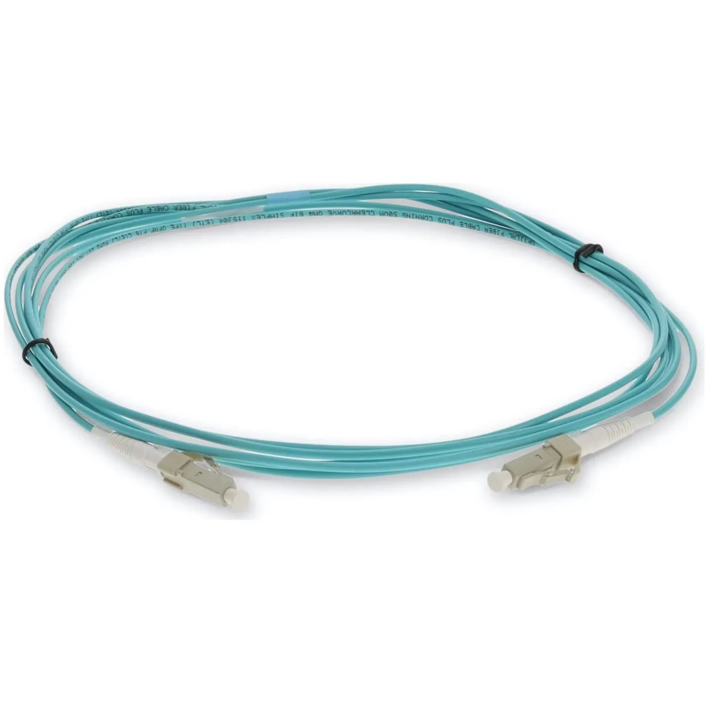ADDON ADD-LC-LC-1MS5OM4 — 1M LC/LC M/M AQUA OM4 SIMPLEX FIBER OFNR (RISER-RATED) PATCH CABLE