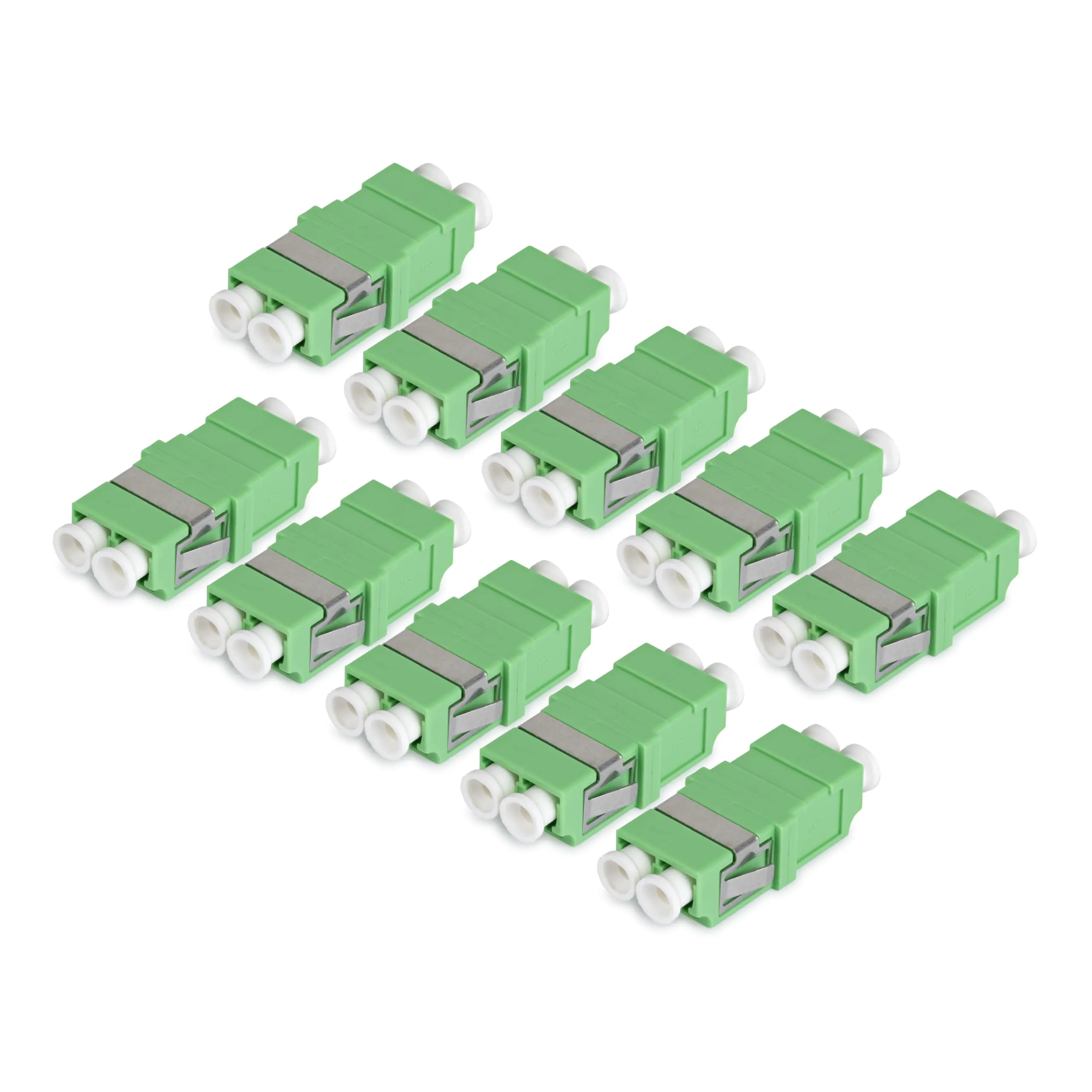 STARTECH DUPLEXLCAPCNOF — 10 PACK OF SINGLE MODE OS2 LC TO LC COUPLERS IN SC FOOTPRINT IS IDEAL FOR FIBER