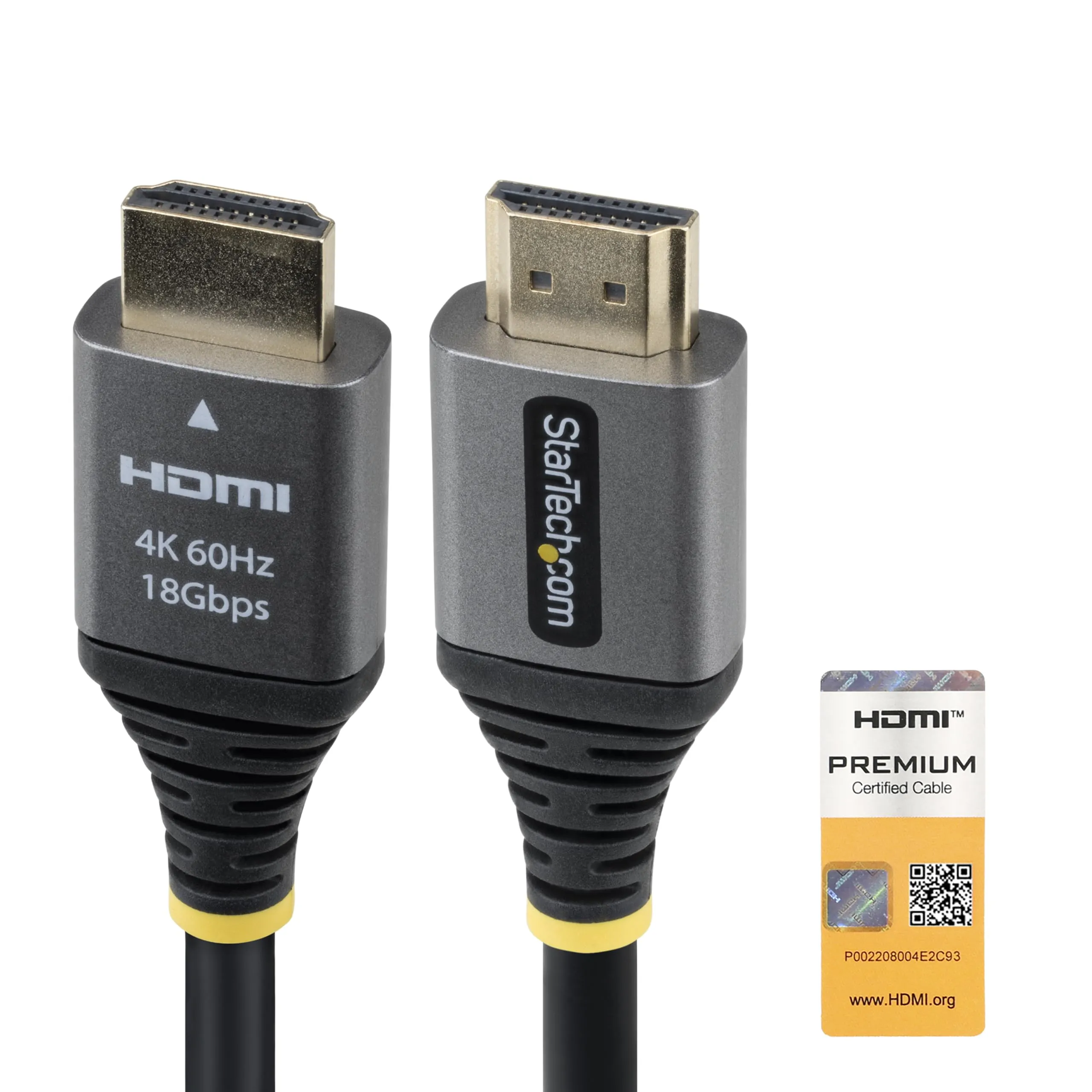 STARTECH HDMMV6F — 6ft HDMI 2.0 Cable, 4K 60Hz