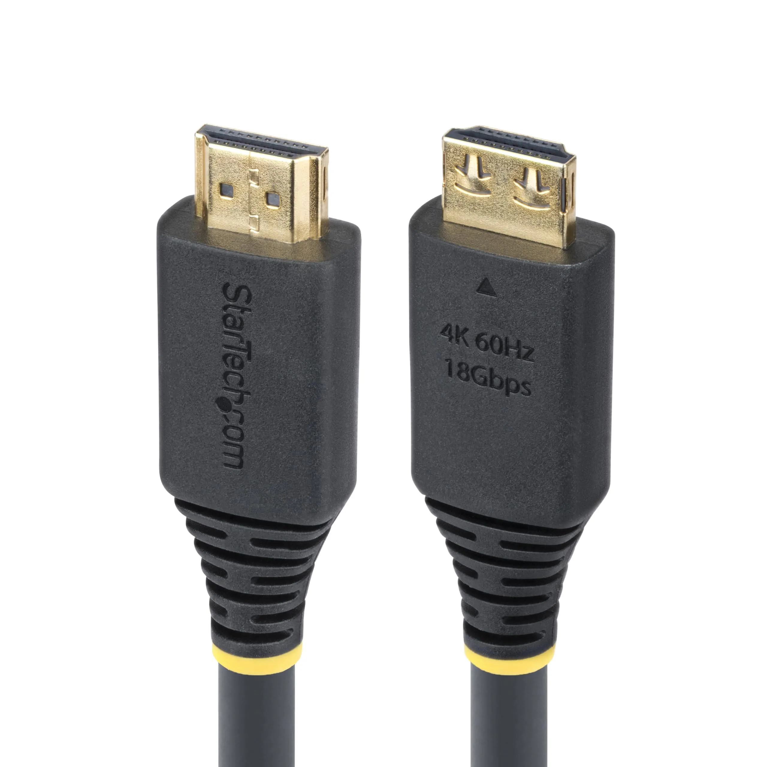 STARTECH HDMI2-CABLE-GRIP-7M — 7M (23FT) HIGH SPEED HDMI CABLE WITH GRIPPING CONNECTORS, 4K 60HZ/1440P 144HZ, H