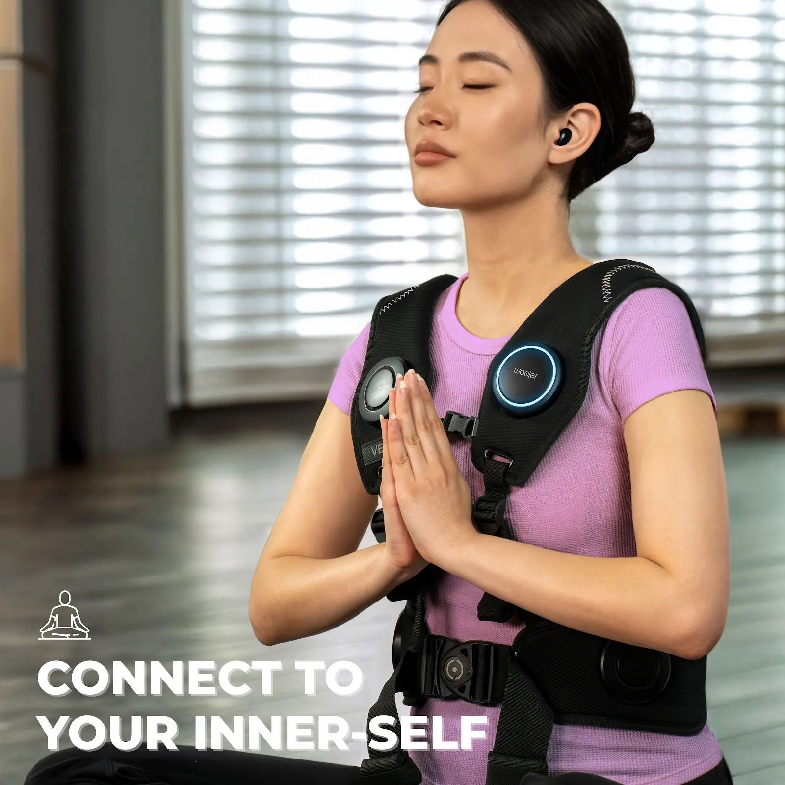 B and R MARKETING AND SALES LLC WJRV4BHNV-101-B — WOOJER HIGH-FIDELITY HAPTIC VEST 4 - FOR VR, GAMES, MUSIC, MOVIES, AND WELLNESS.