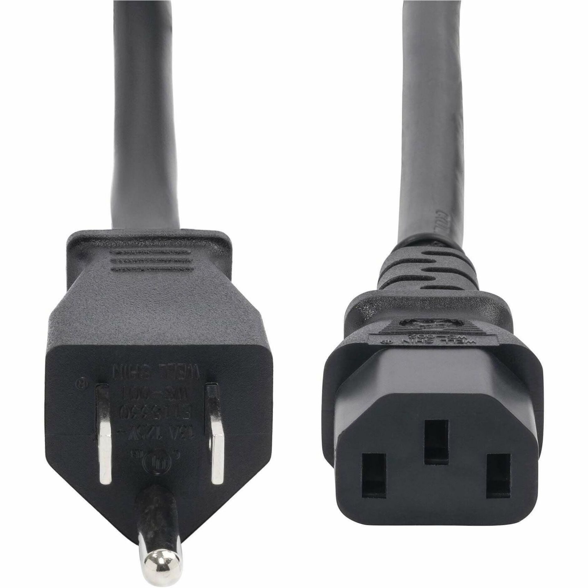STARTECH 271B-6800-POWER-CORD — 8FT (2.4M) COMPUTER POWER CORD, NEMA 5-15P TO IEC 60320 C13 AC POWER CABLE, 13A