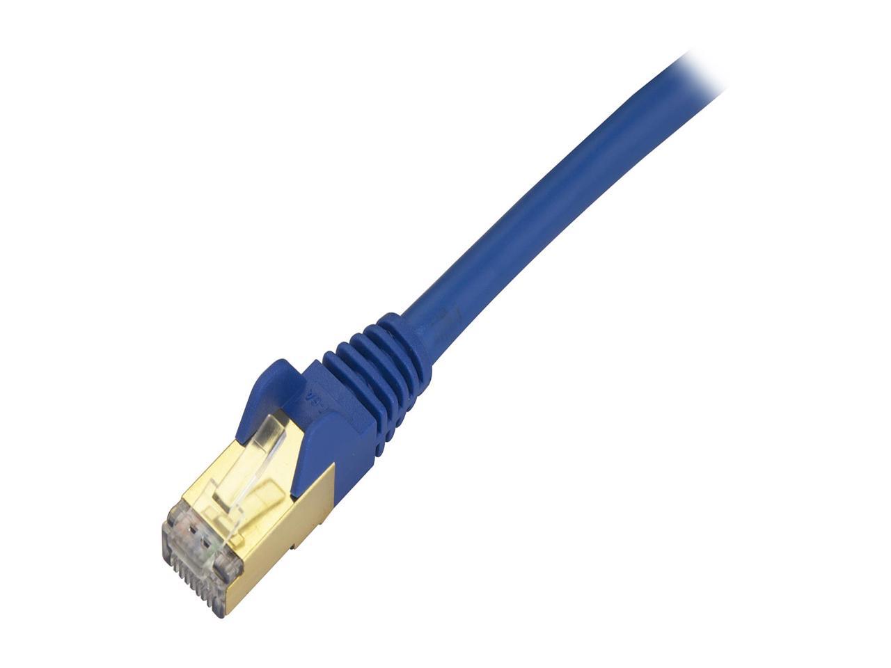 STARTECH C6ASPAT3BL — CAT6A ETHERNET CABLE DELIVERS 10 GIGABIT CONNECTION FREE OF NOISE & EMI/RFI INTE