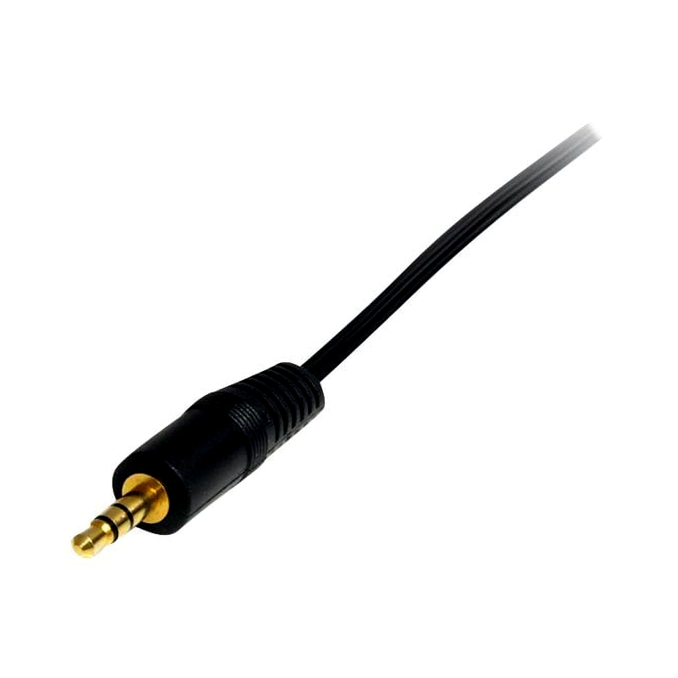 STARTECH MU3MMRCA — STEREO AUDIO CABLE - 3.5 MM MINI-JACK LEFT CONNECTOR - MALE LEFT GENDER - RCA RI
