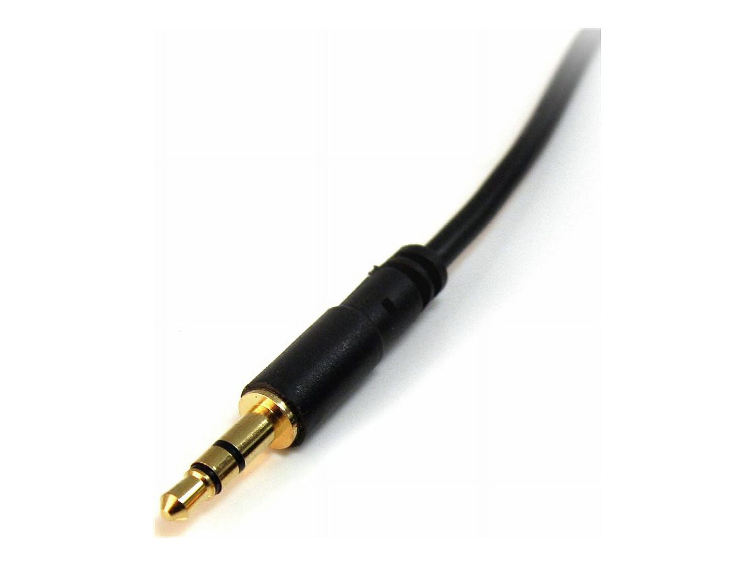 STARTECH MU6MMS — 6FT SLIM 3.5MM STEREO AUDIO CABLE -M/M -THIS 3.5MM STEREO AUDIO CABLE IS A PERFE