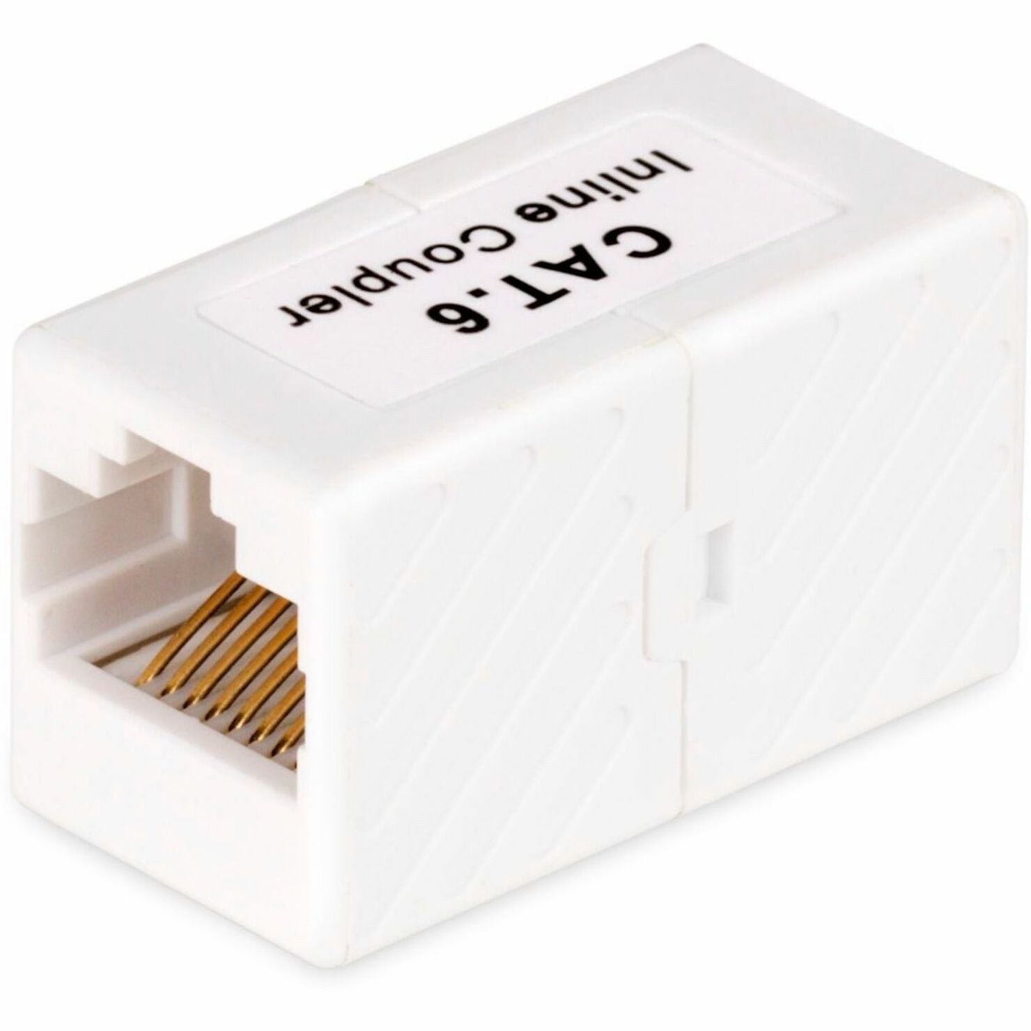STARTECH IN-CAT6-COUPLER-U1 — RJ45 COUPLER, INLINE CAT6 COUPLER, FEMALE TO FEMALE (F/F) T568 CONNECTOR, UNSHIE
