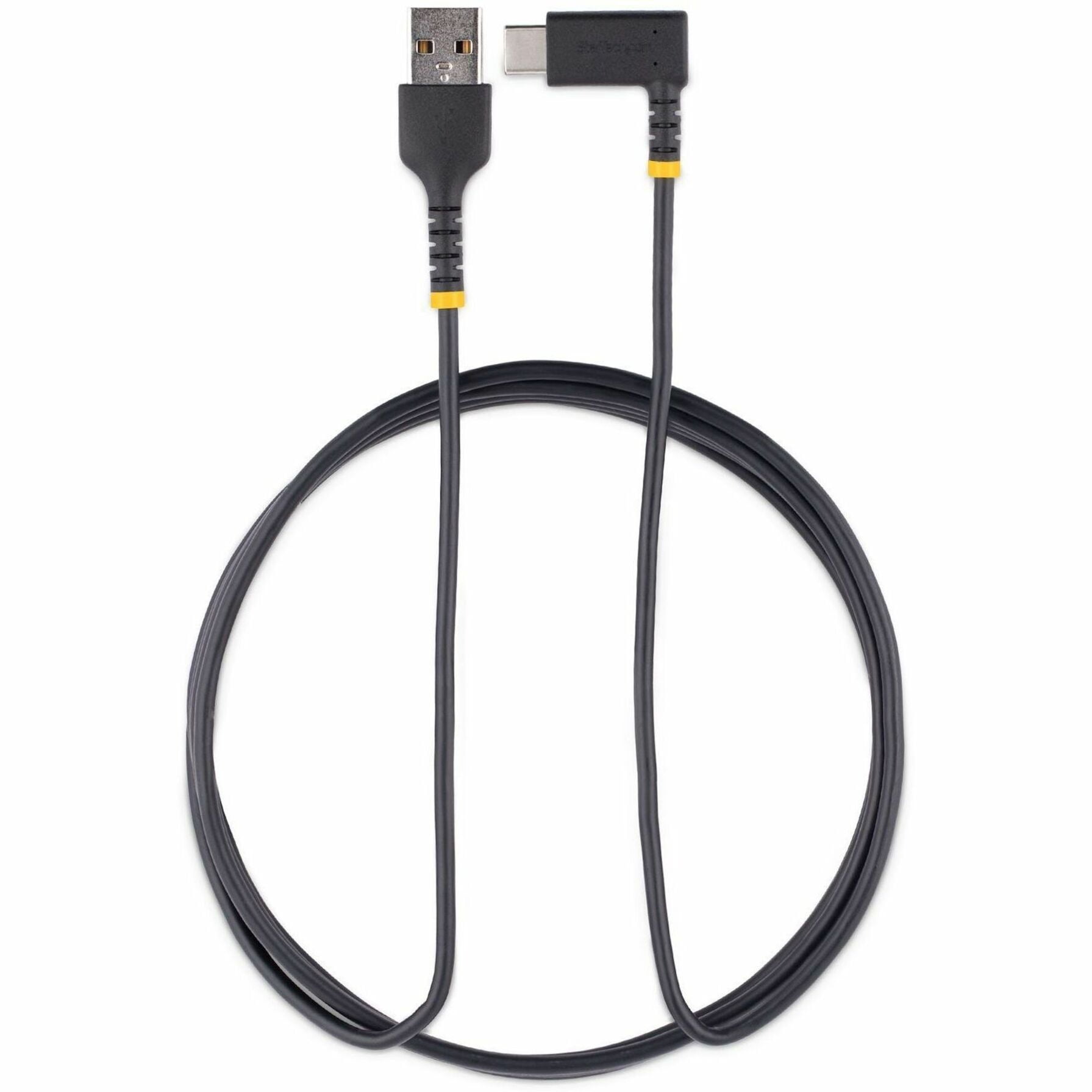 STARTECH R2ACR-15C-USB-CABLE — 6IN (15CM) USB A TO C CHARGING CABLE RIGHT ANGLE - HEAVY DUTY FAST CHARGE USB-C