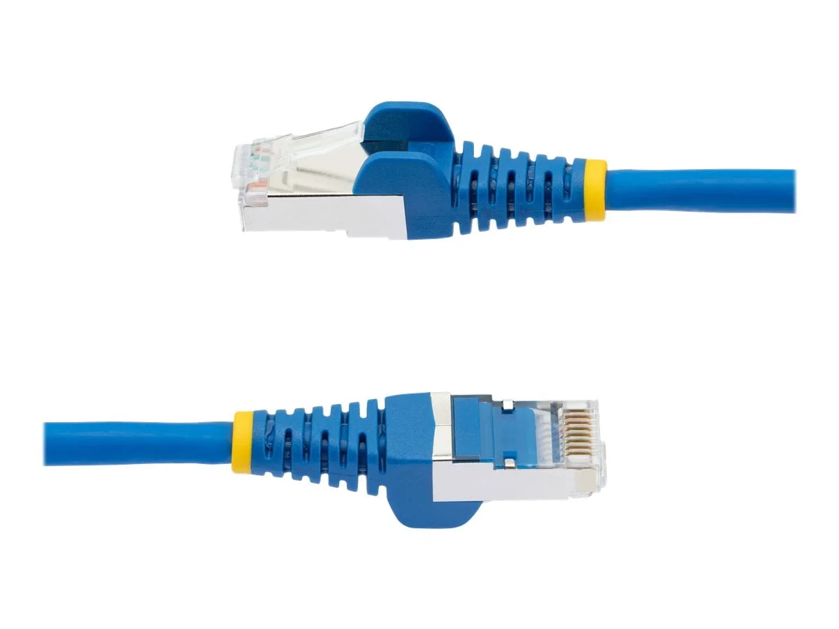 STARTECH NLBL-14F-CAT6A-PATCH — 14FT CAT6A ETHERNET CABLE - BLUE - LOW SMOKE ZERO HALOGEN (LSZH) - 10GBE 500MHZ