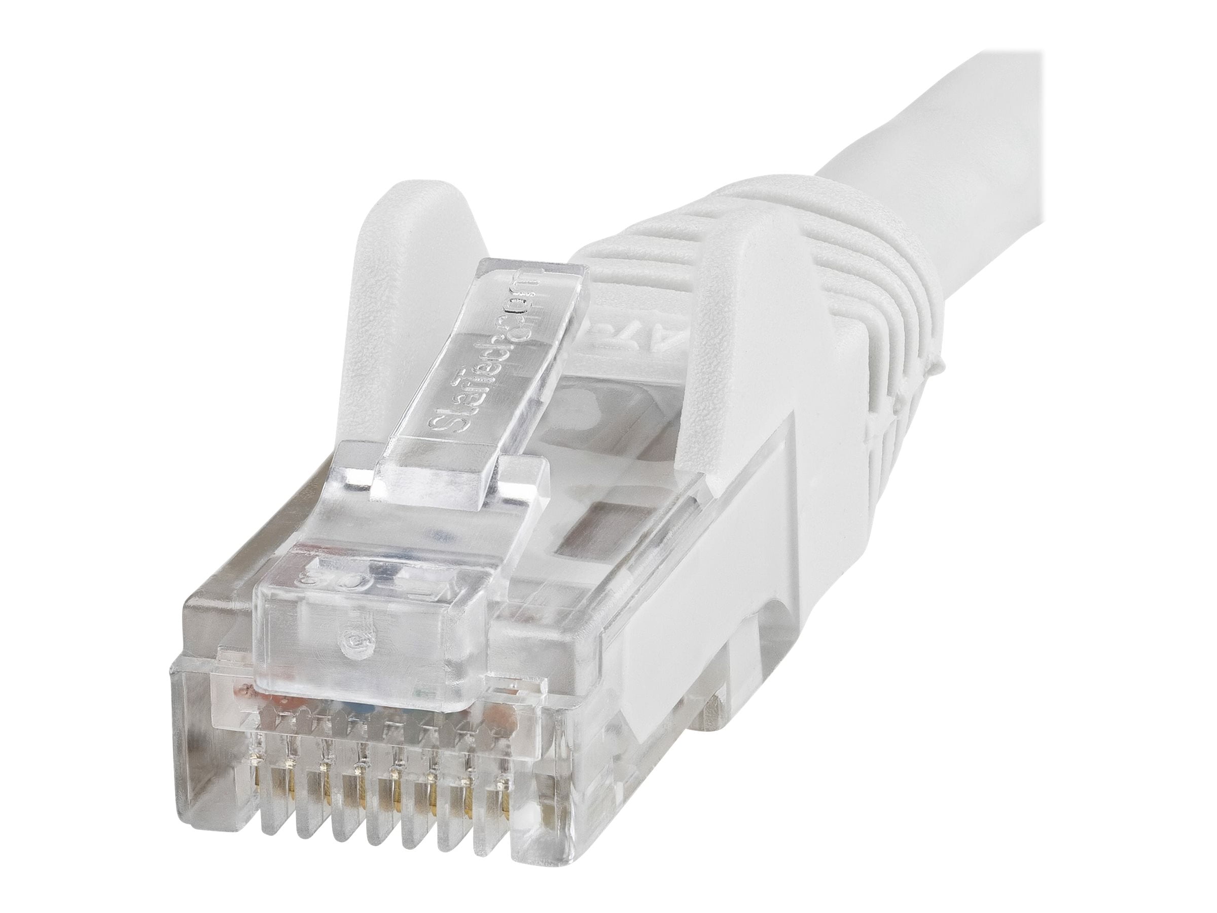 STARTECH N6PATCH15WH — 15FT WHITE CAT6 ETHERNET CABLE DELIVERS MULTI GIGABIT 1/2.5/5GBPS & 10GBPS UP TO