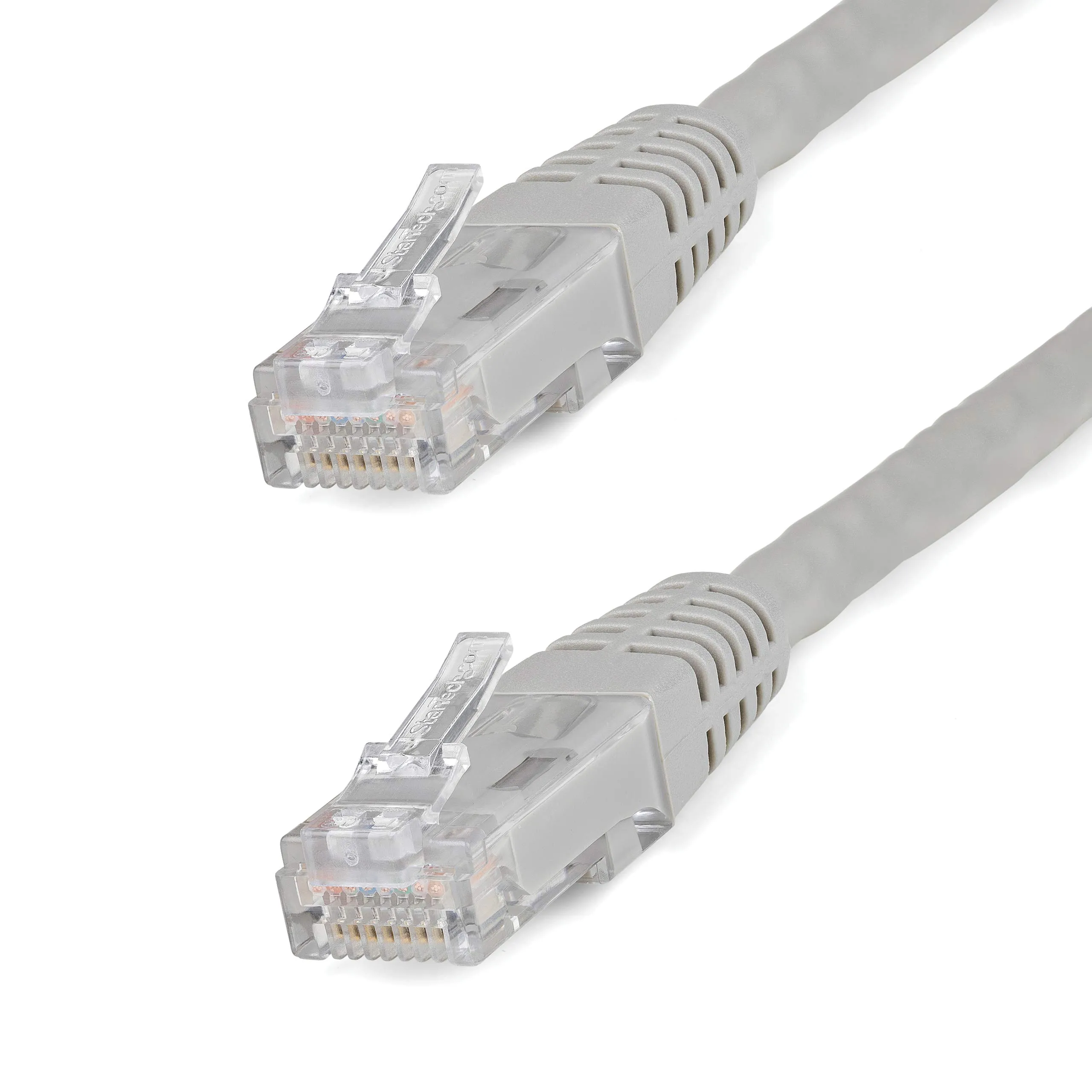 STARTECH C6PATCH3GR — 3FT GRAY CAT6 ETHERNET CABLE DELIVERS MULTI GIGABIT 1/2.5/5GBPS & 10GBPS UP TO 1