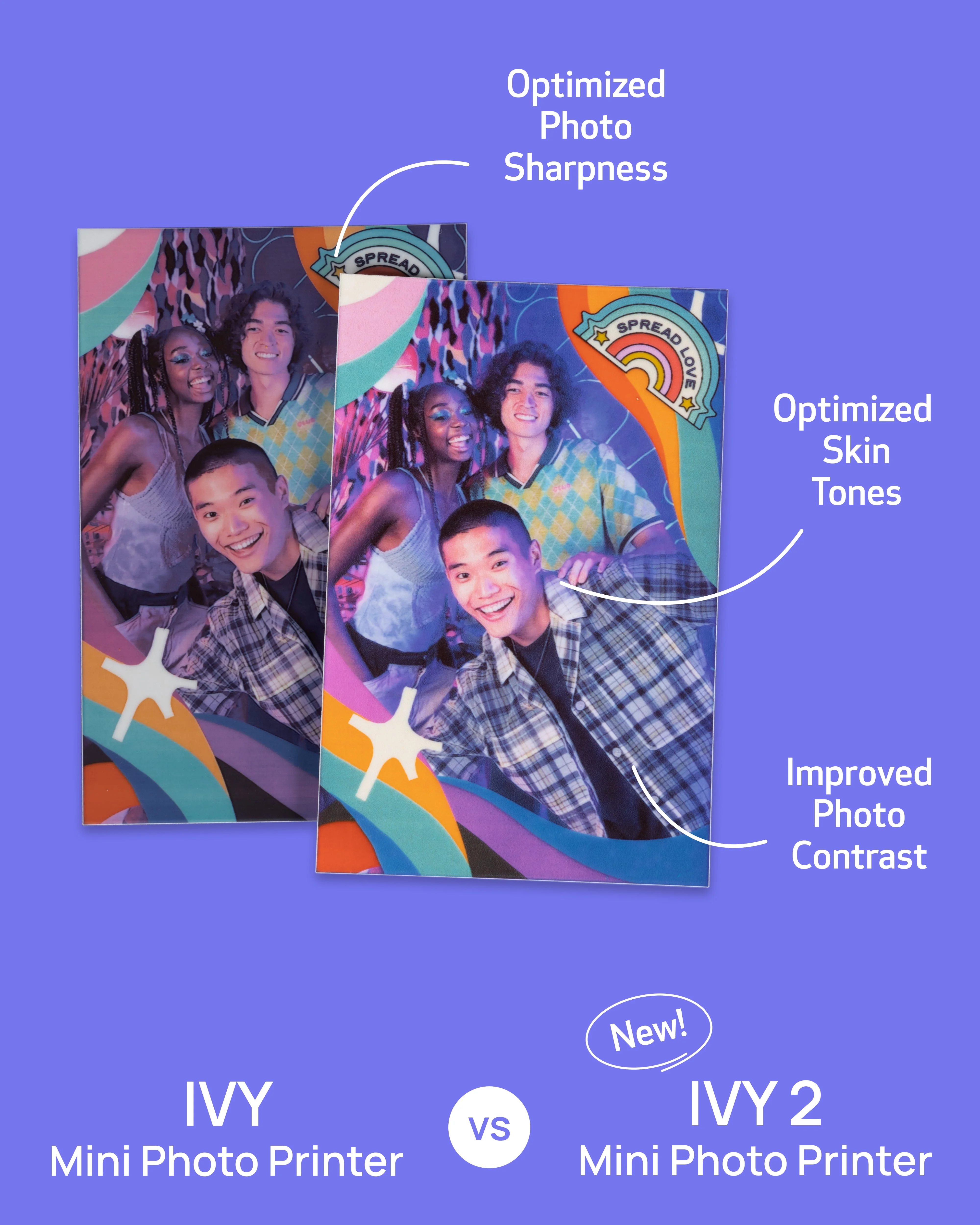 CANON 5452C018 — CANON IVY 2 MINI PHOTO PRINTER (PURE WHITE)